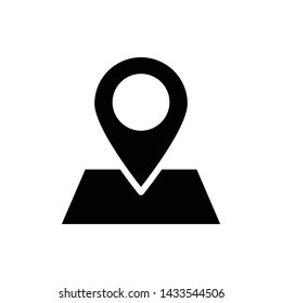 pin locator icon vector design template