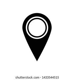 pin locator icon vector design template