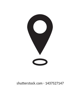 pin locator icon vector design template