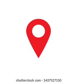 Pin locator icon vector design template