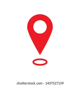 pin locator icon vector design template
