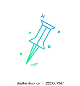 pin locator location icon vector design