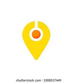 Pin Locator Logo and Icon