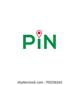Pin logo for location 