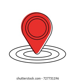 pin map gps location sign navigation