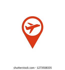 Pin map graphic icon design template illustration