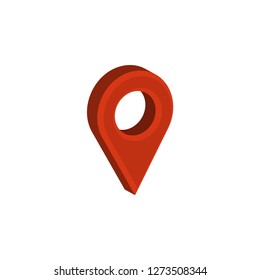 Pin map graphic icon design template illustration