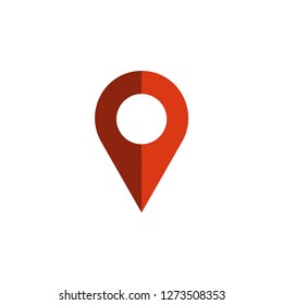 Pin map graphic icon design template illustration