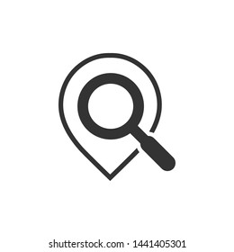 Pin map graphic icon design template vector illustration