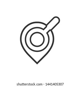 Pin map graphic icon design template vector illustration