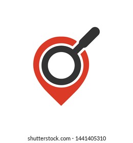 Pin map graphic icon design template vector illustration