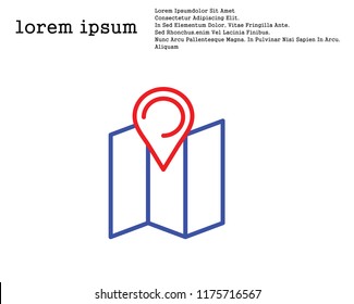 Pin map icon