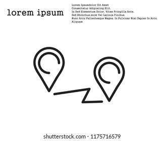 Pin map icon