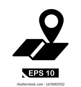 Pin map icon glyph style
