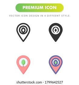 pin map icon isolated on white background. for your web site design, logo, app, UI. Vector graphics illustration and editable stroke. EPS 10.