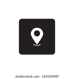 Pin map icon symbol vector