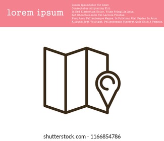 Pin Map Icon Vector