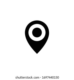 Pin map icon vector design template, location symbol