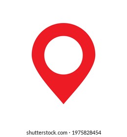 Pin map icon vector illustration sign