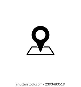 Pin Map icon vector for web site Computer and mobile app