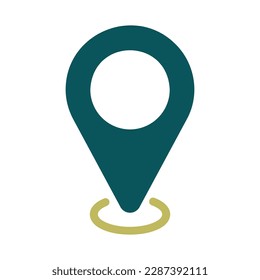 Pin map isolated icon. Map pointer. Map markers. GPS location symbol. Navigation sign. Graph symbol for travel and tourism web site and apps, logo, app, UI