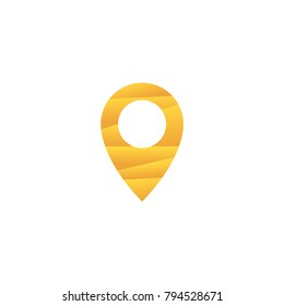 Pin map location icon vector design