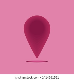 Pin Map Location Symbol Icon Vector