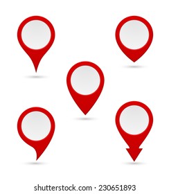 pin map marker pointer interface icon