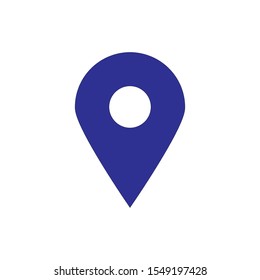 Pin map place location icon, Vector illustration with modern flat design on background for your location pin marker