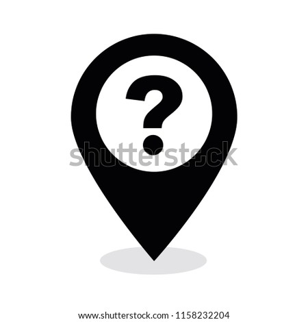 Pin map place location icon.