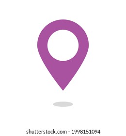 pin map sign icon vector