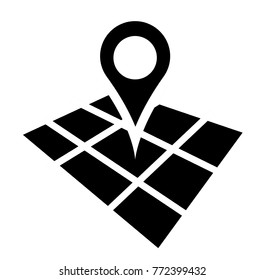 pin map sign icon, vector symbol