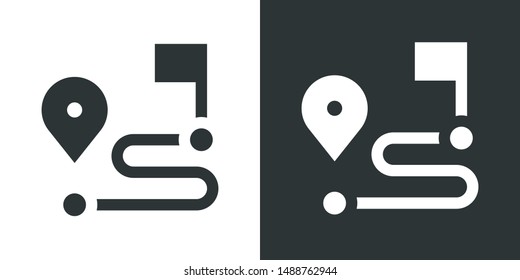 Pin Map Symbol Icon Vector
