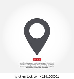 Pin map Vector icon
