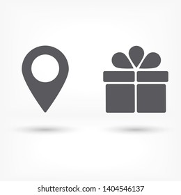 Pin map Vector icon . Lorem Ipsum Illustration design