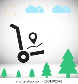 Pin map Vector icon . Lorem Ipsum Illustration design