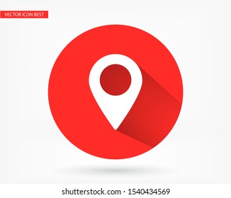 Pin map Vector icon . Lorem Ipsum Illustration design
