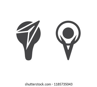 Pin map vector, share location, point, marker