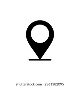 diseño de iconos de mapas de pin, diseño de ilustración