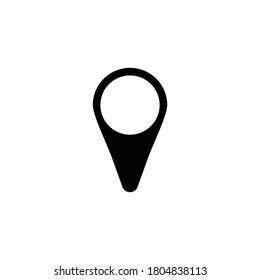 pin maps icon set vector symbol isolated illustration white background