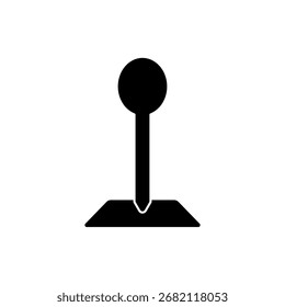 Pin Marker icon outline editable stroke line drawing eps.