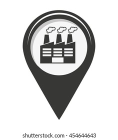pin marker location icon vector isolated graphic