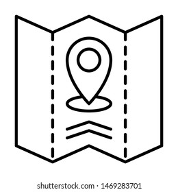 pin marker on maps icon vector