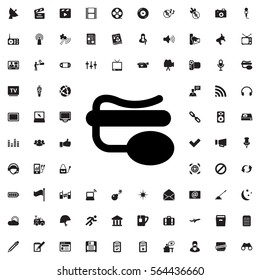 pin microphone icon illustration isolated vector sign symbol