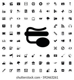 pin microphone icon illustration isolated vector sign symbol Media icons vector set.