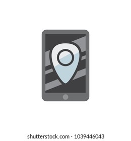 Pin Mobile Logo icon Design