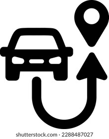 pin navigation car location location map 27366