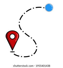 Pin navigation maps, trips and destinations