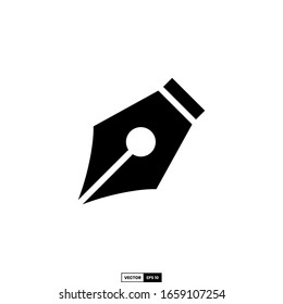pin nib icon, design inspiration vector template for interface and any purpose