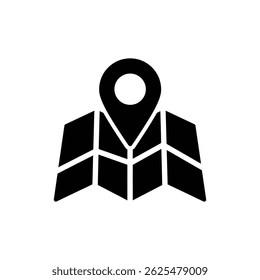 Pin on Folded Map for Navigation and Business Strategy
